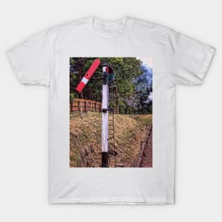 Signal on the North Norfolk Railway T-Shirt